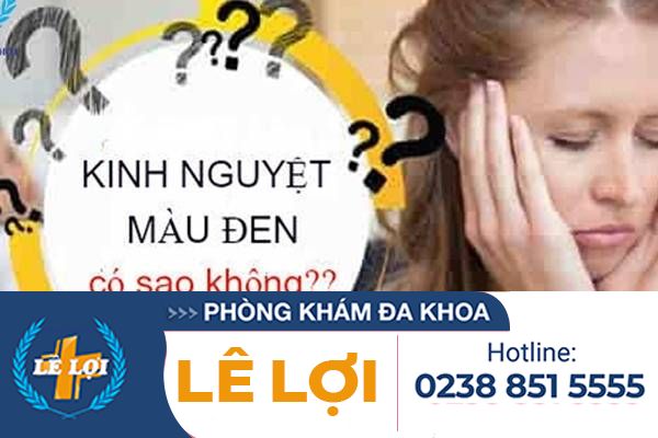 Kinh nguyệt màu đen là do đâu?