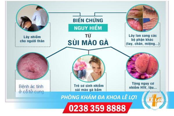 Tác hại bệnh sùi mào gà là gì?