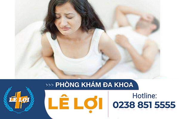 Quan hệ xong bị đau bụng dưới là bị gì?